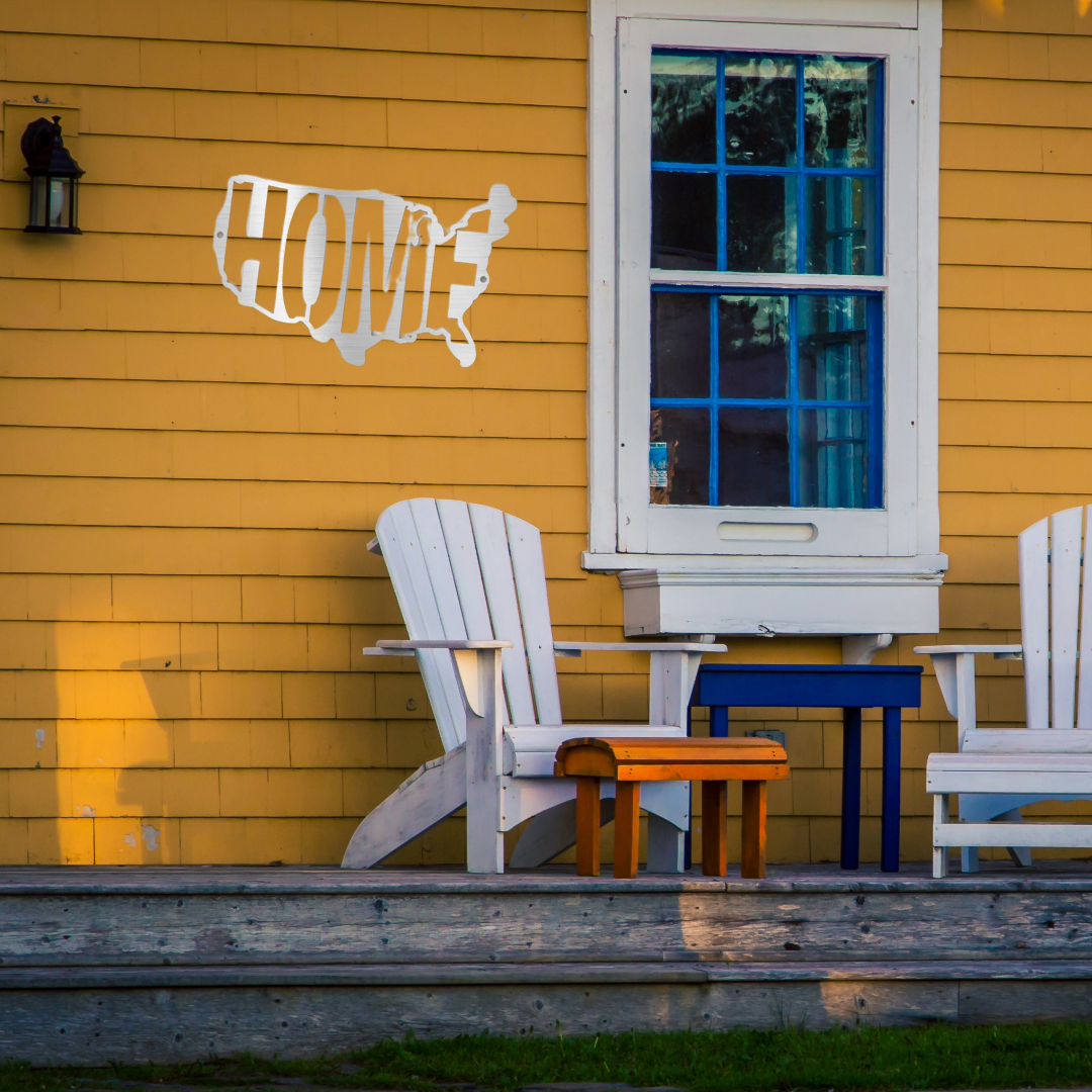 USA Home - Steel Sign