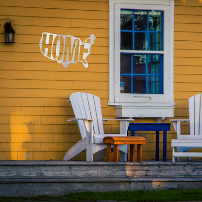 USA Home - Steel Sign